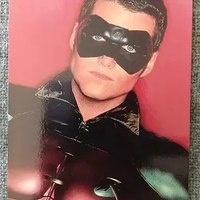 Batman Forever Post Card 6 Dick Grayson, Chris O'Donnell, Slow Dazzle Worldwide