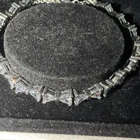 Pandora silver bow bracelet 18cm