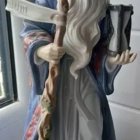 Father Time Figurine, Lladro, 1990, Boxed