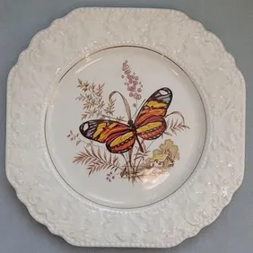 Lord Nelson 'Butterfly' Wall Plate, vintage, retro, shabby chic, mid century