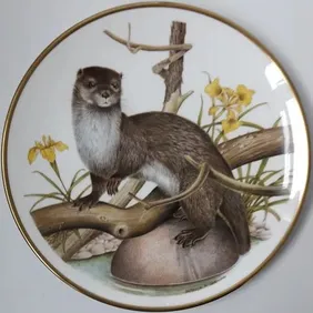 Wedgwood 'OTTER' PLATE, Retro, vintage, shabby chic