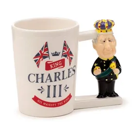King Charles III Ceramic Mug - New, Free UK Postage, 400ml