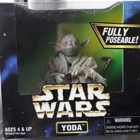 STAR WARS: YODA 6" ACTION COLLECTION, Fully Poseable, Boxed, 1997