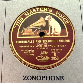 Nightingales and Bells; HMV 78rpm Shellac