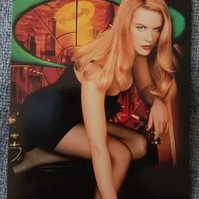 Batman Forever Post Card 12 Chase Meridian, Nicole Kidman, Slow Dazzle Worldwide