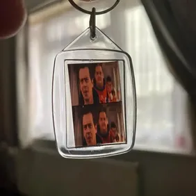 Armageddon starring Bruce Willis movie key ring film cell 35mm