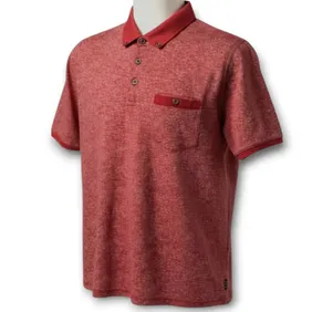 Ted Baker London Red Melange Polo Shirt