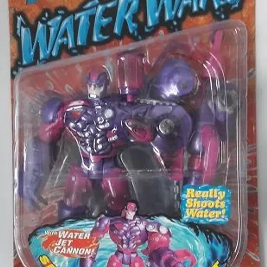 Sentinel Water Wars X-Men: Water Wars: Sentinel Test Robot, Toy Biz, 1997 | 11374 | jog it on
