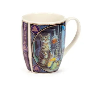 Lisa Parker Jekyll & Hyde Cats Porcelain Mug - Microwave & Dishwasher Safe