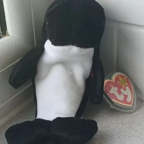 Waves the Orca Whale, TY Beanie Baby, 1996