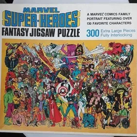 Marvel Super Heroes Fantasy Jigsaw Puzzle, 300 pieces, 1988