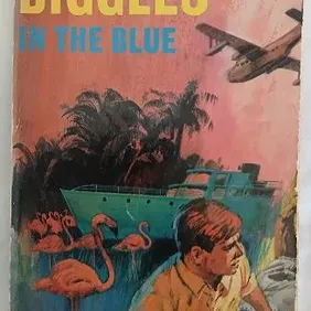 Biggles in the Blue, Captain W E Johns, UK pb 1972