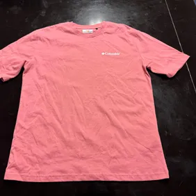 Columbia Pink Women's Loose Fit T-Shirt Size XS 