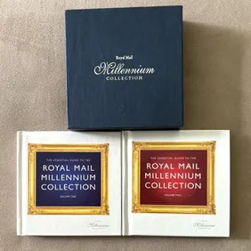 Royal Mail Millennium Collection 2 hardback books with slipcase