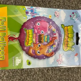 Moshi Monsters Happy Birthday Round foil helium balloon birthday party celebration