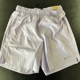 Nike standard fit purple shorts