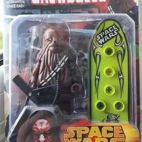 Space Wars (Star Wars): Chewbacca with Skateboard, Space Baby