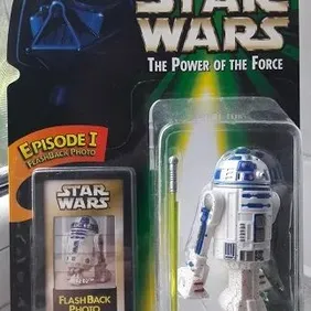 STAR WARS: R2-D2, Launching Lightsaber, Flashback, Unopened, 1998