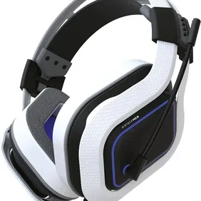 Gioteck HC9 Premium Gaming Wired Headset for PS5/PS4, Xbox Series X, Switch, PC - White & Blue