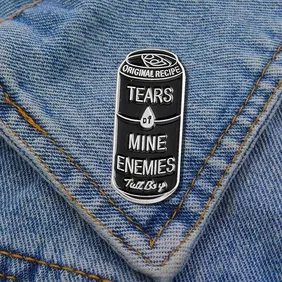 Pin Badge 046 - Tears of mine enemies