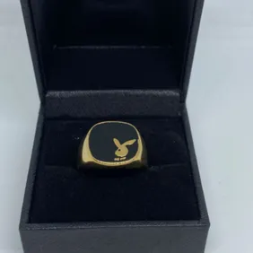 Bunny rings men’s women’s fashion designer elegant jewellery Play Boy gold look