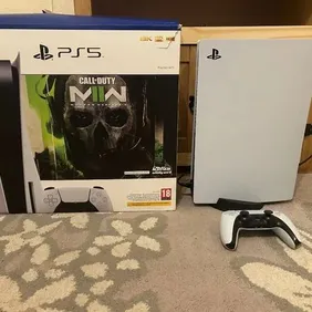 PlayStation 5 disk edition 1 tb with call of duty modern warfare