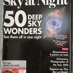 Sky At Night magazine, October 2010, 50 Deep Sky Wonders, no CD