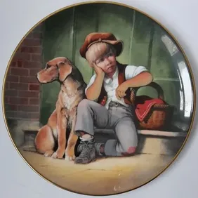 Wedgwood 'ERRAND BOYS' PLATE, Retro, vintage, shabby chic