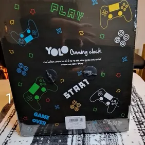 Unleash Time in Style: YOLO Gaming Clock with Neon Flair