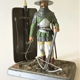 'Sovereign' Medieval Crossbowman Vintage Lead Soldier 1978 