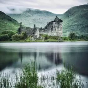 Kilchurn Castle Scotland - Photographic Print Greetings Card