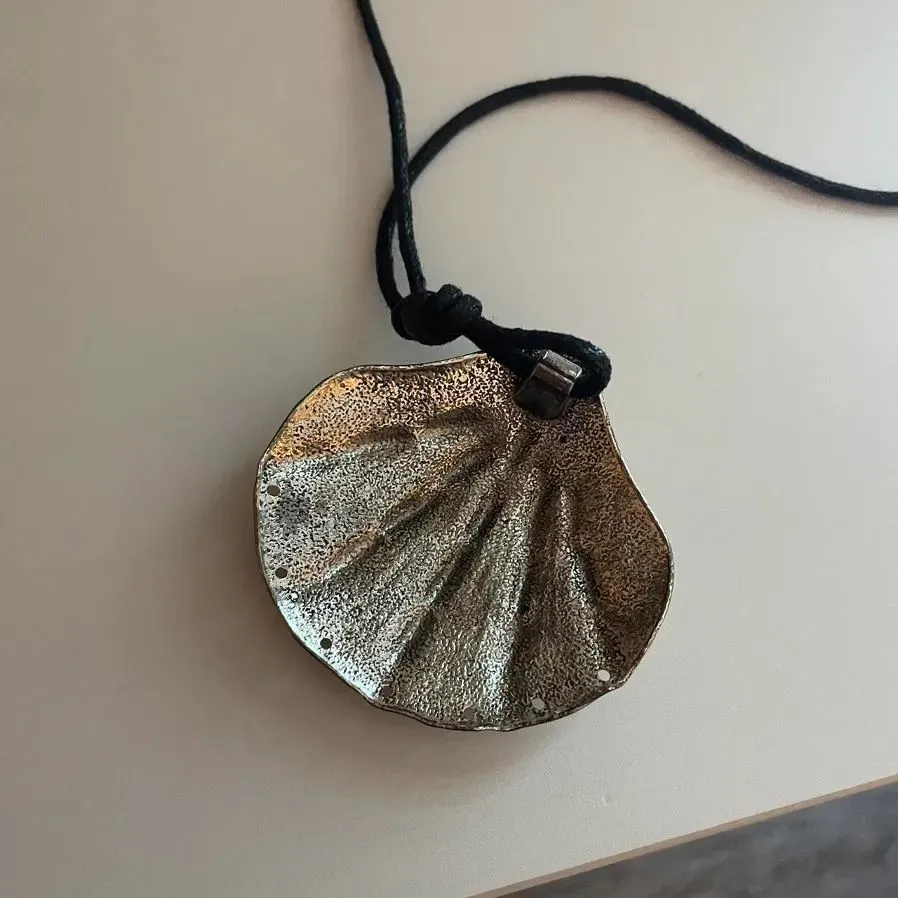 Elegant Sterling Silver Seashell Pendant Necklace: Ocean-Inspired ...