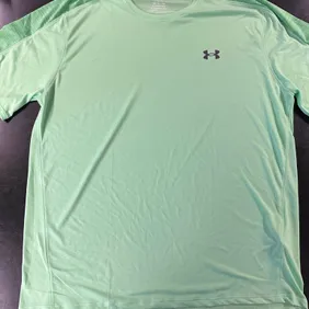 Bright Green Under Armour Sports top