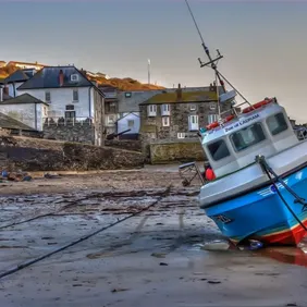 Port Isaac Bay Cornwall - Photographic Print Greetings Card