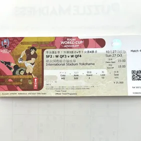 Official 2019 Rugby World Cup SF2 Ticket – Wales v SA – Red 111