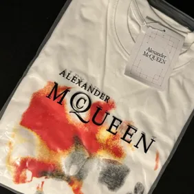 Elevate Casual with Alexander McQueen's Signature t-shirt. 