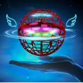 Flying Ball Toy Globe Flying Toy Boomerang 360° Led Lights Controller Rotating Hand Controlled Flyin