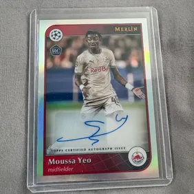 Moussa Yeo RB Salzburg Autograph Card