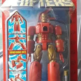 Spiderman: Shape Shifters: Iron Man transforms into Battle Axe, Toy Biz, 2004