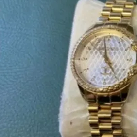 Roberto Cavalli Animaler gold plated woman watch . New without a box