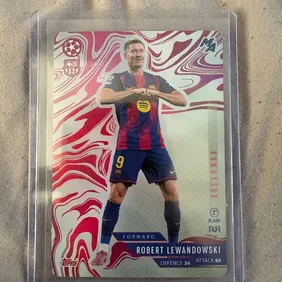 Robert Lewandowski Uncommon Card UCL Match Attax Madness