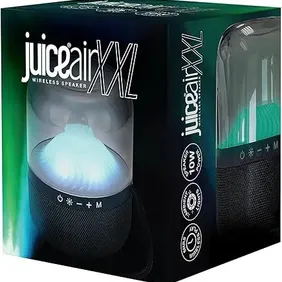 JUICE AIR XXL BLUETOOTH SPEAKER WITH COLOUR LIGHTS IN PAIRS, IN UNOPENED  PACKAGING You can even pai