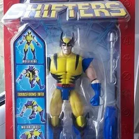 SPIDERMAN: SHAPE SHIFTERS: WOLVERINE transforms to MUTANT WOLF, Toy Biz, 2003