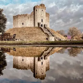 Cardiff Castle Wales - Photographic Print Greetings Card