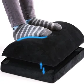 Ergonomic Snug Step Foot Rest – Adjustable Cushion for Desk Massage & Comfort