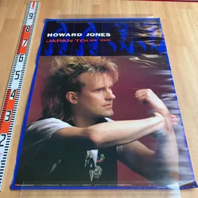HOWARD JONES PROMOTIONAL JAPANESE TOUR POSTER 1985 - "NOT FOR SALE"