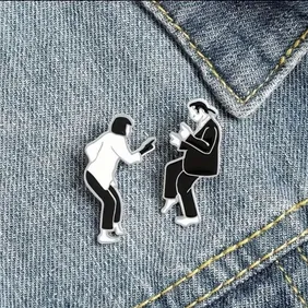 Pin Badge 010 - Pulp Fiction (Pair)