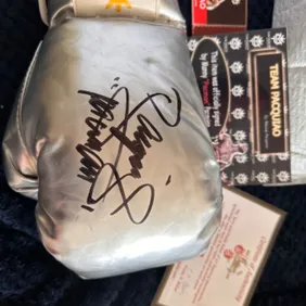 Manny Pacquiao Signed Glove With C of A