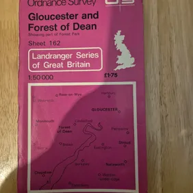 Ordnance Survey Map Sheet 162 Gloucester and the Forest of Dean.