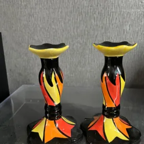 Lorna Bailey candlesticks great condition 